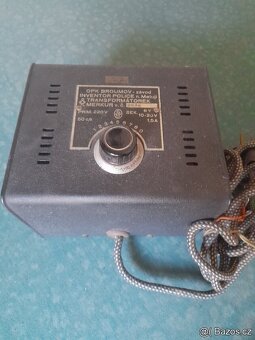 Starožitný  transformátor na vláček - 4