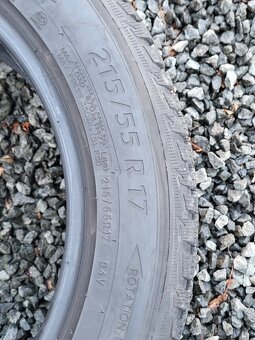 4x 215/55/17 Michelin zimní pneu - 4