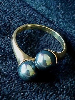 Zlatý prsten 8k starožitný - 4