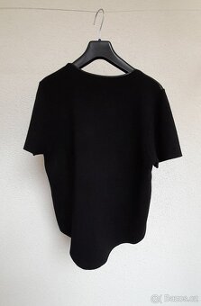 Set koženkové tričko se cvočky Zara a semišované kalhoty - 4
