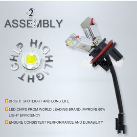 Led Angel Eyes pro BMW od 2008 s xenony a kroužky - 4