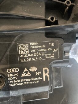 Prodám přední světla Audi a6 c7 4g face - 4