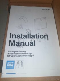 Geberit - bezdotyková stojánková umyvadlová baterie - 4