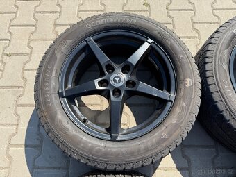 4x al kola 5x112 17 + pneu letní 225/55 R17C - 4