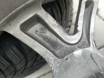 Al 16" kola Renault + zimní pneu 195/55 R16 - 4