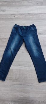 Chlapecké kalhoty a kraťase vel 152,158, - 4