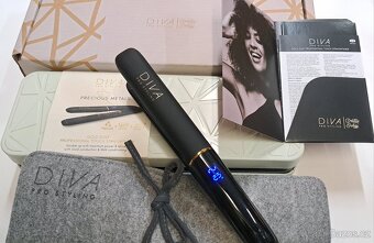 Diva Pro Styling Precious Metals Gold Dust Straightener - 4