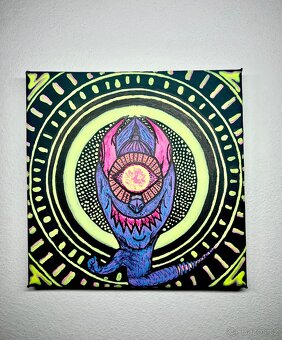 Obrazy svítící pod UV - 4