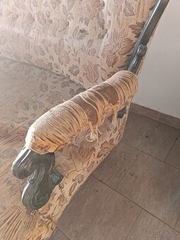Starožitný gauč a sofa - 4
