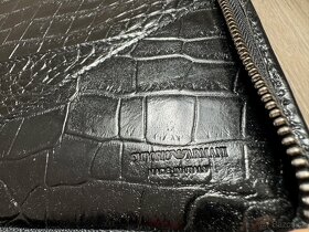 Giorgio Armani kožené pouzdro na notebook - 4