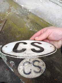 škoda označení CS cedulka - 4