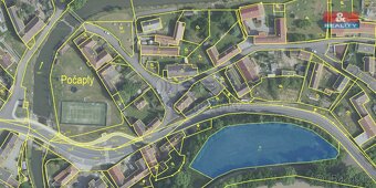 Prodej pozemku k bydlení, 3403 m², Počaply - 4