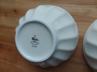 2x krásná nová porcelánová miska dekorační nebo na dobroty - 4