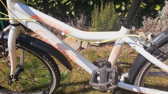 Dětské kolo 20" Al Nipper, Revo-6, bílý s reflexní růžovou - 4