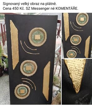 Staré obrazy .Ceny a rozměry u fotografie. - 4