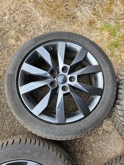 Alu Škoda Crystal 6x17 ET 48 5x112 Octavia III 205/50/17 85% - 4