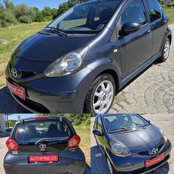 PĚKNÁ , BENZINOVÁ TOYOTA  AYGO  COOL 5DV. ALU ,KLIMATIZACE - 4