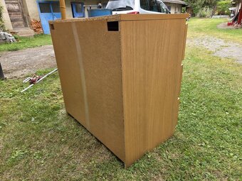 Komoda IKEA Malm, dub, 3 zásuvky - 4