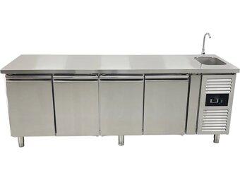 Chladicí stůl s dřezem 2230 × 700 × 860 mm - 4