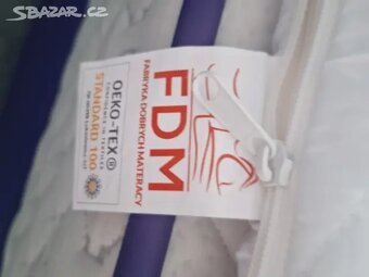 Toper,vrchni matrace na postel200x200paměťová pěna - 4