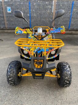 Dětská čtyřkolka Toronto 125cc - žluté grafity - 4