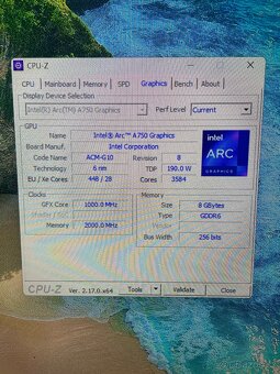 Herní počítač i5 12400F + Intel ARC A750 8GB + 32GB - 4