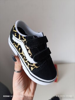 Nové botičky Vans kids leopard vel 24 - 4