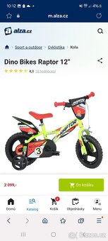 Dětské kolo RAPTOR 12. - 4