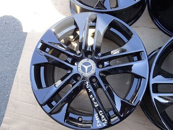 Alu disky origo černé Mercedes, 17", 5x112, ET 47, šíře 7,5 - 4