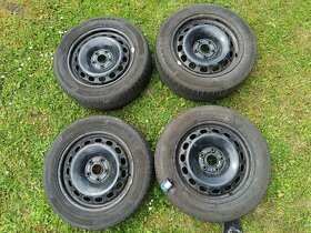 Prodám zimní sadu kol s pneu Continental 205/55 R16 - 4
