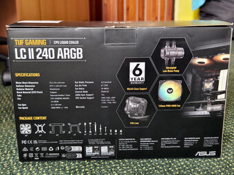 Asus TUF Gaming LC II 240 ARGB | ZÁRUKA ✅ | NEROZBALENÉ ✅ - 4