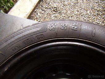 1x kolo Citroen Peugeot 4x108 6x16 ET23 Kleber 195/55 R16 - 4