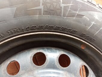 Plech kola 5x114.3 pneu Nexen zima 2x6, 2x5mm - 4