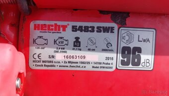 Sekačka HECHT s Elektrický startérem a pojezdem,nová baterie - 4