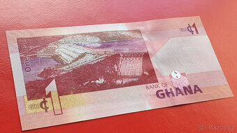 Bankovka GHANA 1 Cedi rok 2019 stav UNC - 4