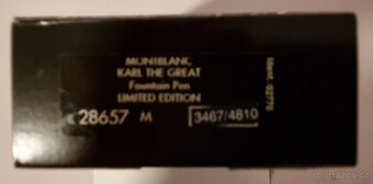 MONTBLANC Charlemagne LIMITOVANÁ EDICE 4810 ID 02770 OVP Mec - 4