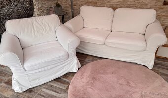 IKEA sedačka a křeslo, super stav - 4