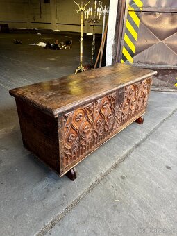 Starožitná secesní truhla (132025) - 4