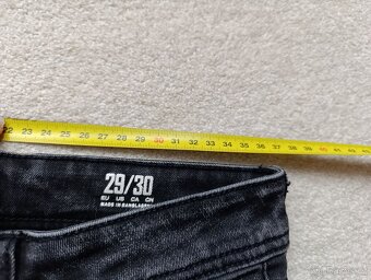 Černé slim džíny Fsbn vel. ca 158 - 4