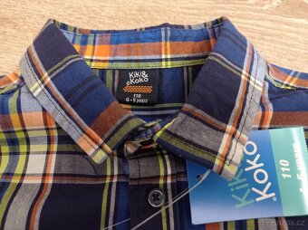 NOVÁ chlapecká košile, vel. 110 - 4