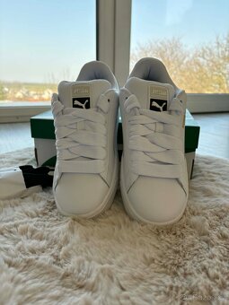 Puma Suede 38 bílé - 4