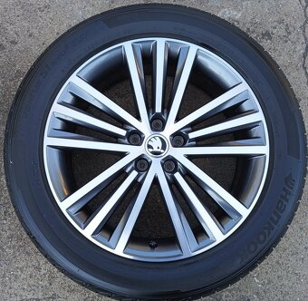 Alu kola originál Škoda Kodiaq 5x112 R19 Sirius - 4