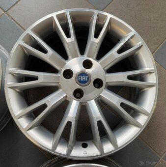 originální alu kola Fiat 17", rozteč šroubů 4x100 - 4
