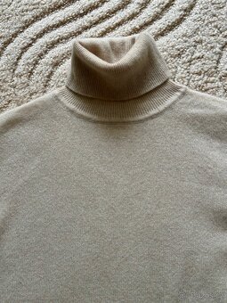 krémový kašmírový rolák Just Cashmere, vel S - 4