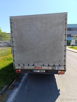 Plně pojízdný přívěs s plachtou – AGADOS 2B2, 3 500 kg - 4