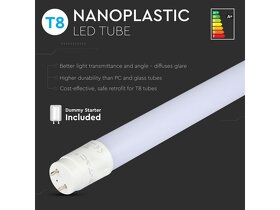 LED Trubice T8, 18W, 1700lm, 120cm, G13, Nano Plast - 4