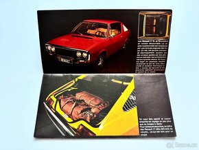 Renault 15 a 17 francouzský rozkládací prospekt - 4