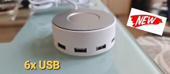 Šesti portová usb nabíječka pro mobily,tablety,hodinky - 4