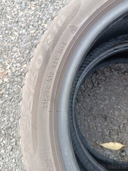 215/50/18 92V PIRELLI 7MM DVA KUSY ZIMNÍCH PNEU - 4