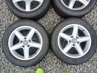 ALU kola,sada,originál VW,ASPEN,205/55 R16,5x112,9/8mm - 4